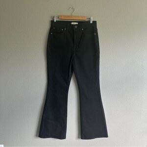 NWT Madewell Black The Perfect Vintage Flare Jeans 28